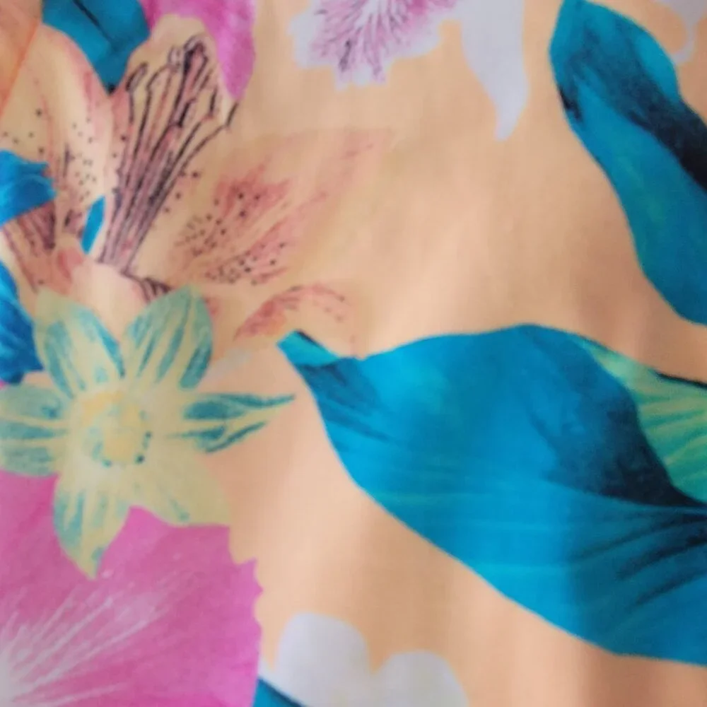 RIP CURL PARADISO BANDEAU  Tropical Print Bikini Swim Top - Picture 2 of 5